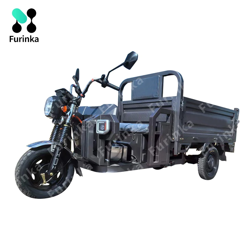 Best Selling Cargo Tricycle with 2 passenger Electric Tricycles Three Wheel Car on Sale