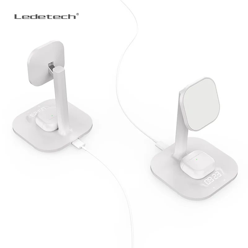 Metal Adjustable Wireless Magnet Charge Holder for Mobile Phone and Tablet with Yes Customized