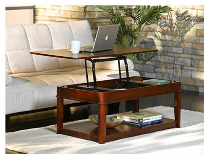 High Quality Buffer Unilateral Lifting Frame Customizable Coffee Table With 30Kg Bearing Capacity For Versatile Applications