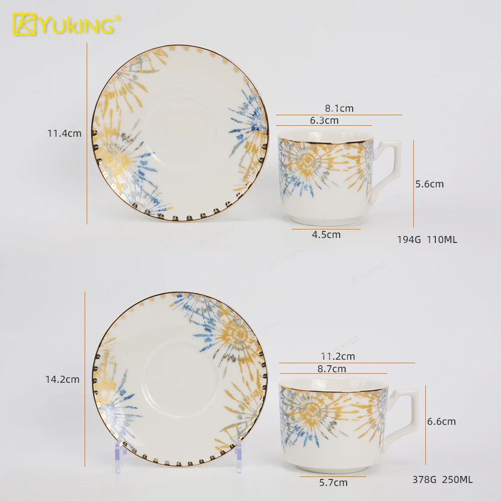 High quality fine bone china dinner set kitchenware porcelain ceramic tableware