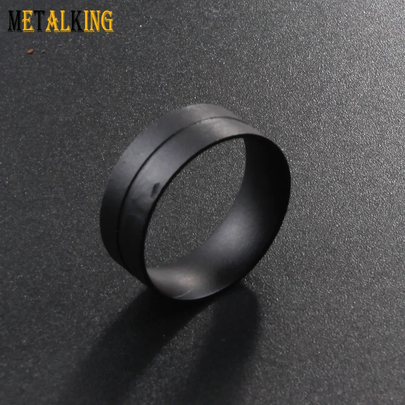 African Ebony Black Ebony Wood Insert , Fit For Tungsten ,Titanium , Damascus Steel Ring