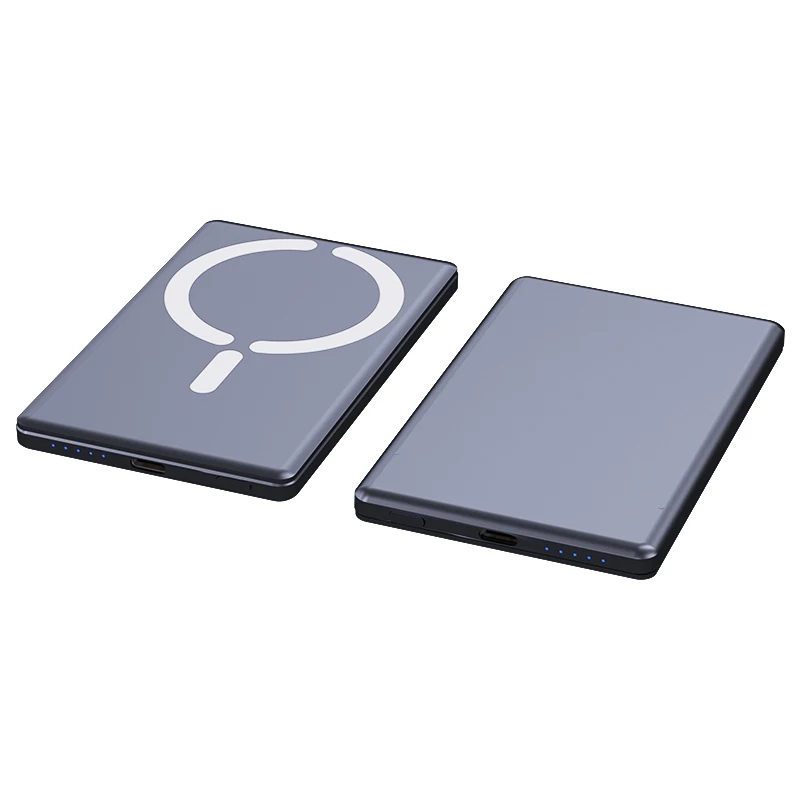 Professional 2025 Wireless Charger Power Bank 5000mAh Magnetic Portable Power Bank