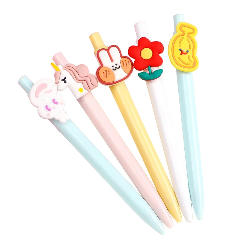 Мультяшная Милая ручка для подписей, креативные ручки для письма, подарок, шариковая ручка 0,5 мм