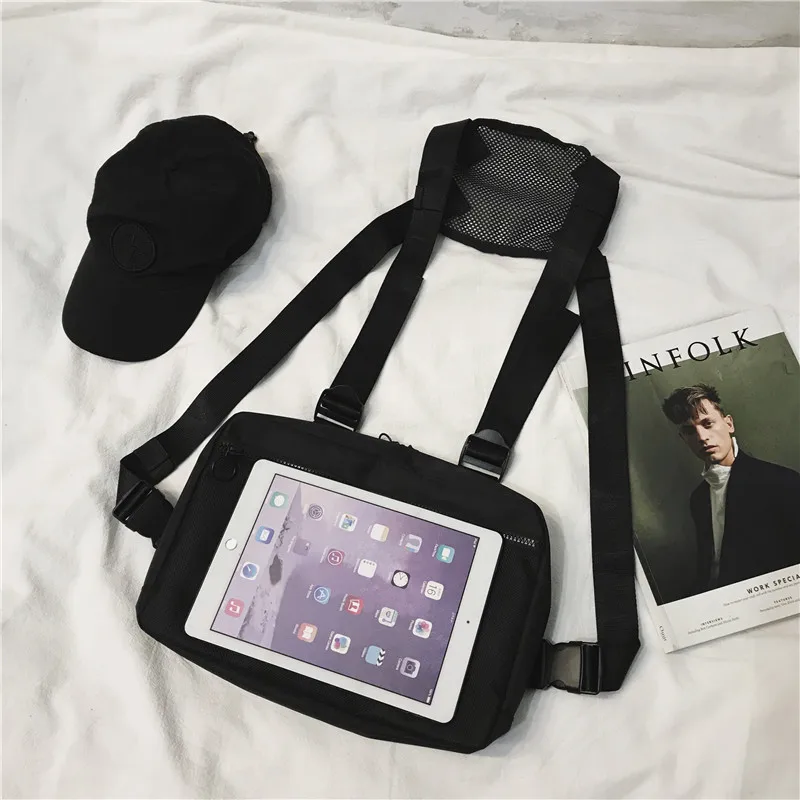 Street style 2020 fashion women men bag chest rig bag sports for young people