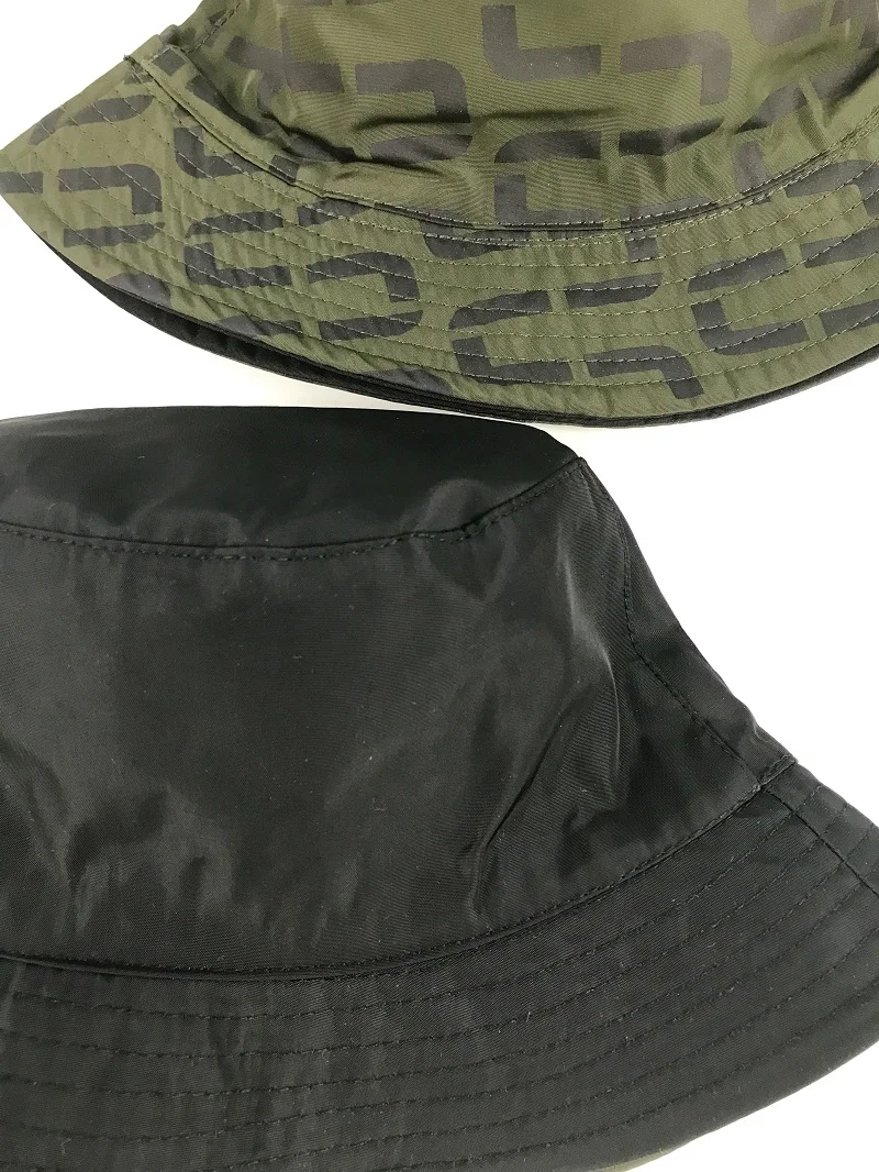 RPET Custom Reversible Bucket Fisherman Sun Hat With Allover Printing And Label Logo Adult Mens