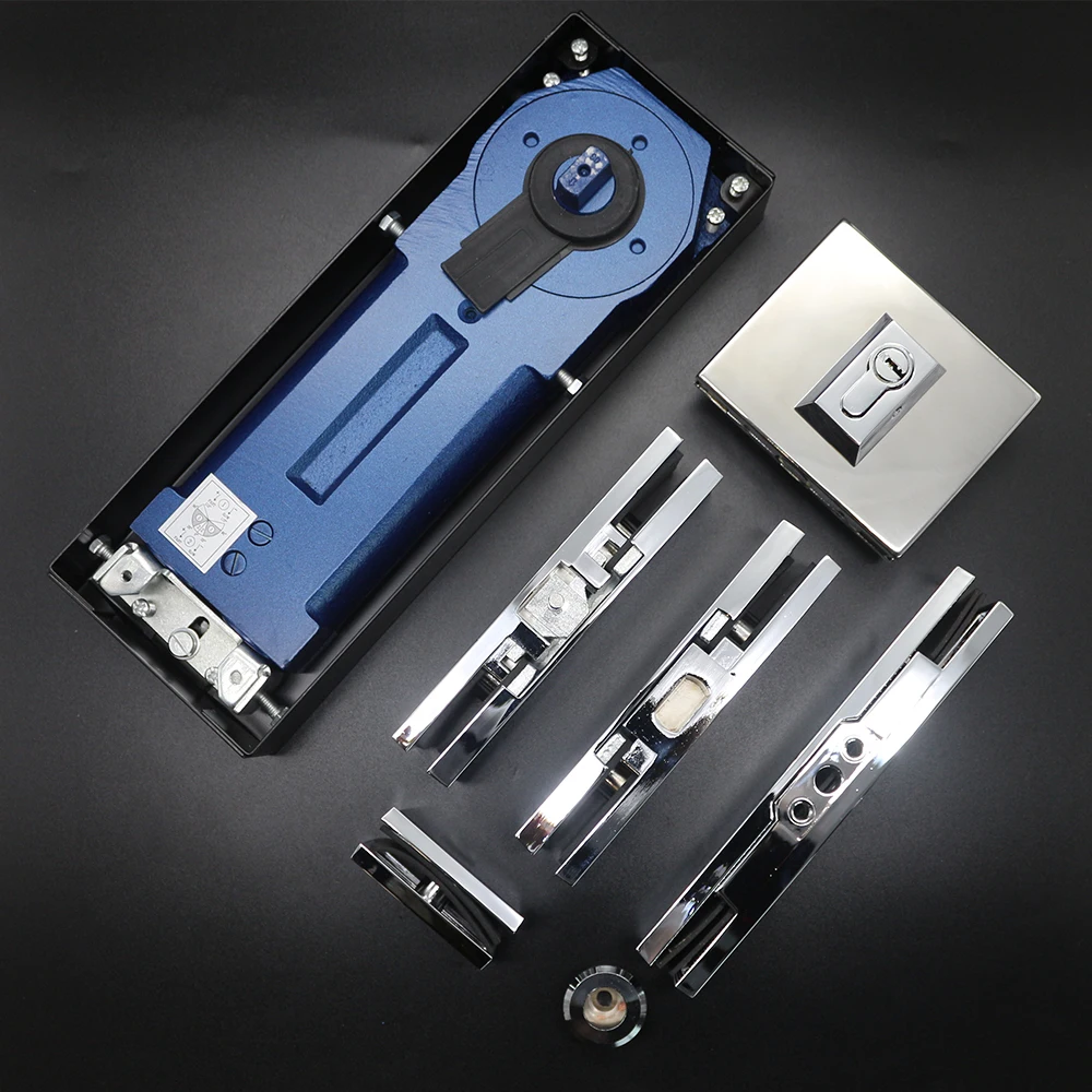 BTS floor Spring Hinge 84 Package Patch Fittings ULPT Set (Floor Hinge and Patch Fittings Set)