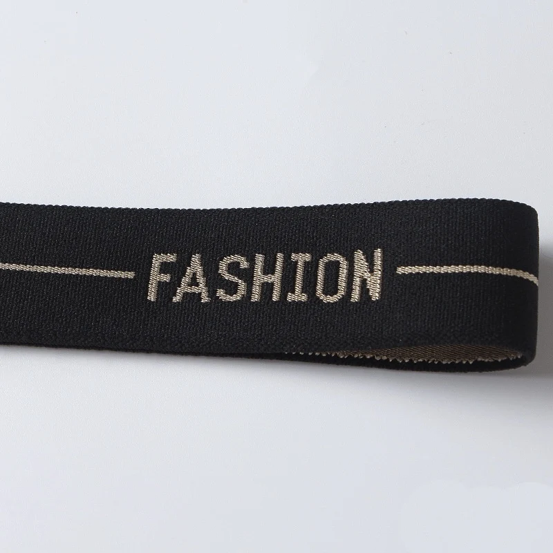 Jacquard High Elastic Ribbon Rubber Band Strength  Waist Head Woven Belt Clothing Decoration Webbing Accessories