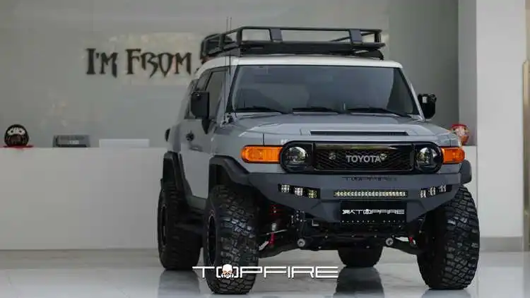 
Topfire Aluminium Alloy Automotive Parts Front Bumper Accessories FJ Cruiser for Toyota 