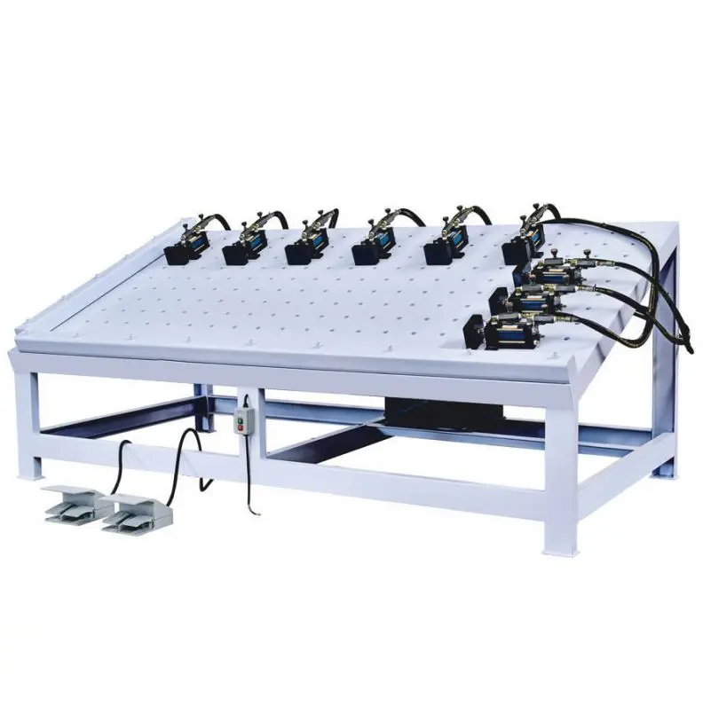 Kitchen cabinet hydraulic woodworking assembly machine