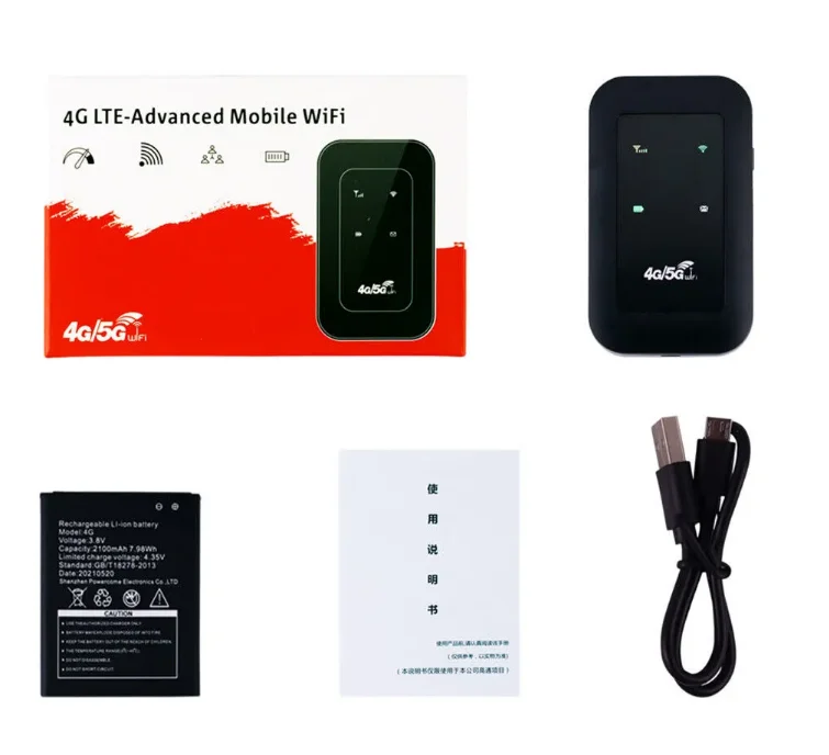 Модем Wi-Fi Карманный 2300 мАч WiFi мобильный 4G LTE