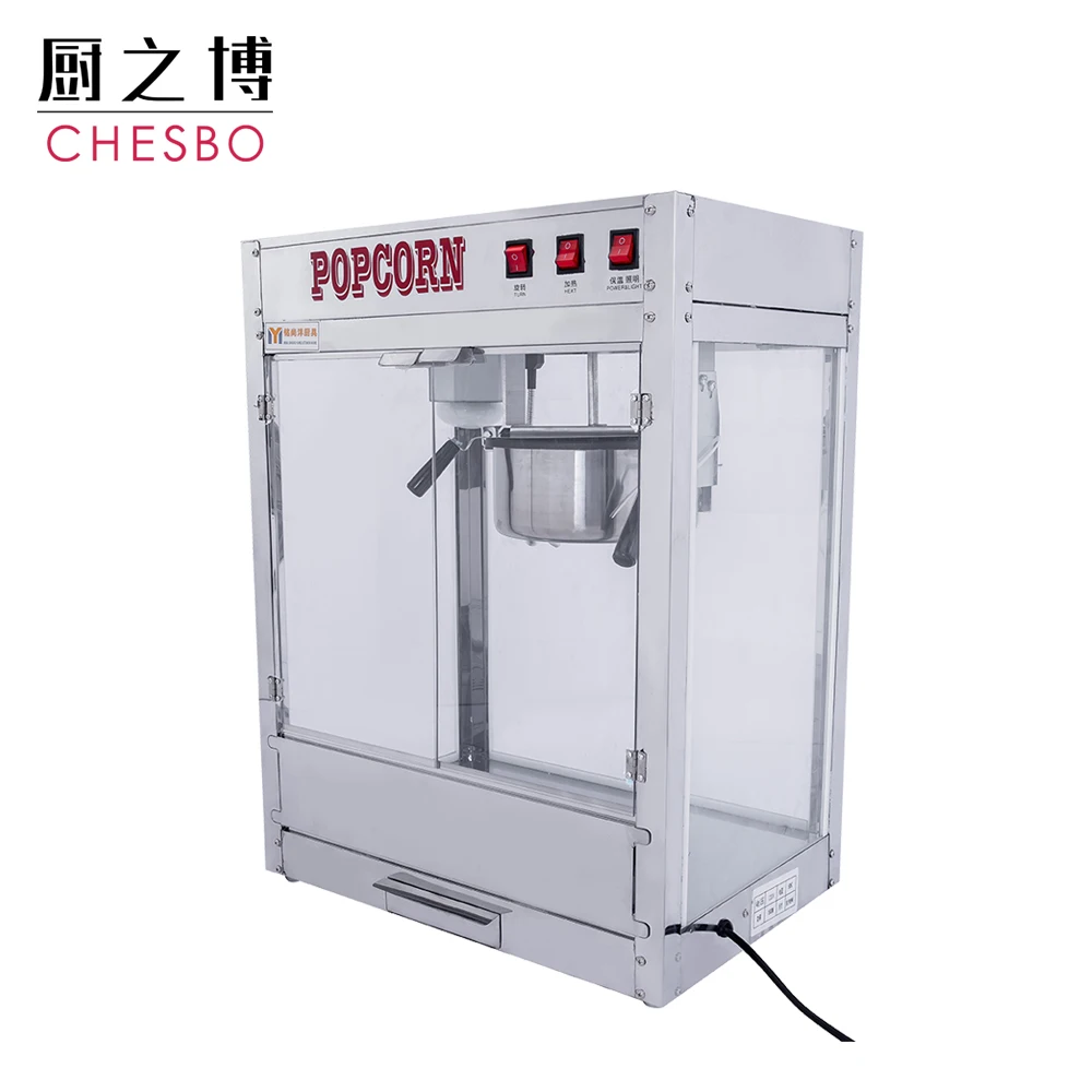 8oz big commercial stainless steel popcorn Caramel Kettle Corn Popcorn Machine For Sale