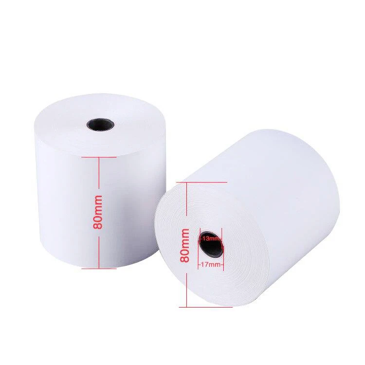Wholesale 80x80 Cash Register Paper 80mm 57mm Thermal Till Bpa Free Paper Roll For Thermal Printer Pos Paper Roll