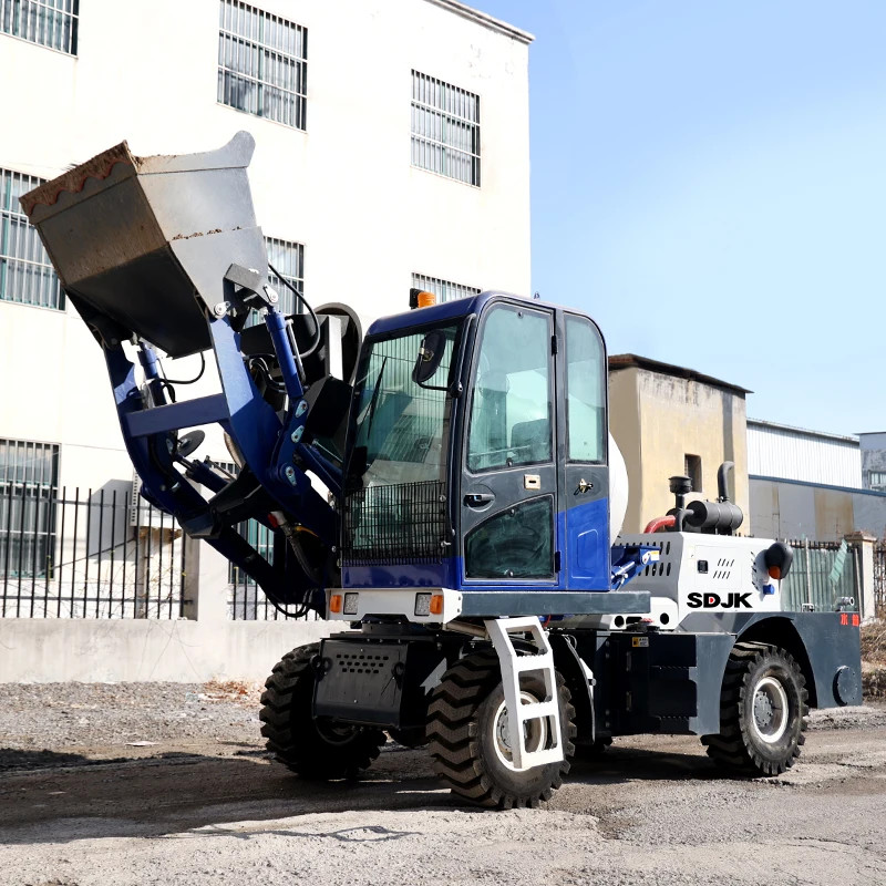 China Manufacturer Wheel Small Mini Mobile 2m3 concrete mixer trucks Self Loading Concrete Mixer Truck for Sale