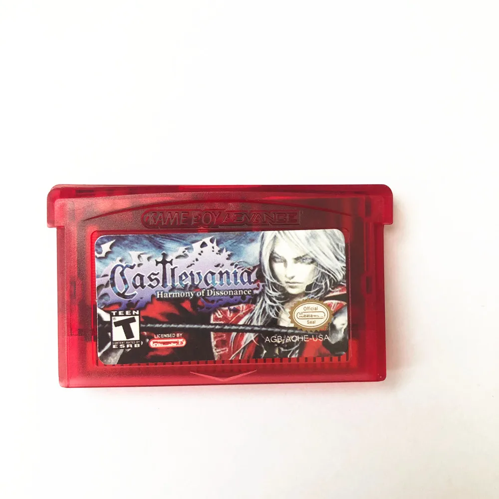 English language 2 Games in 1-Castlevania Double Pack for GBA