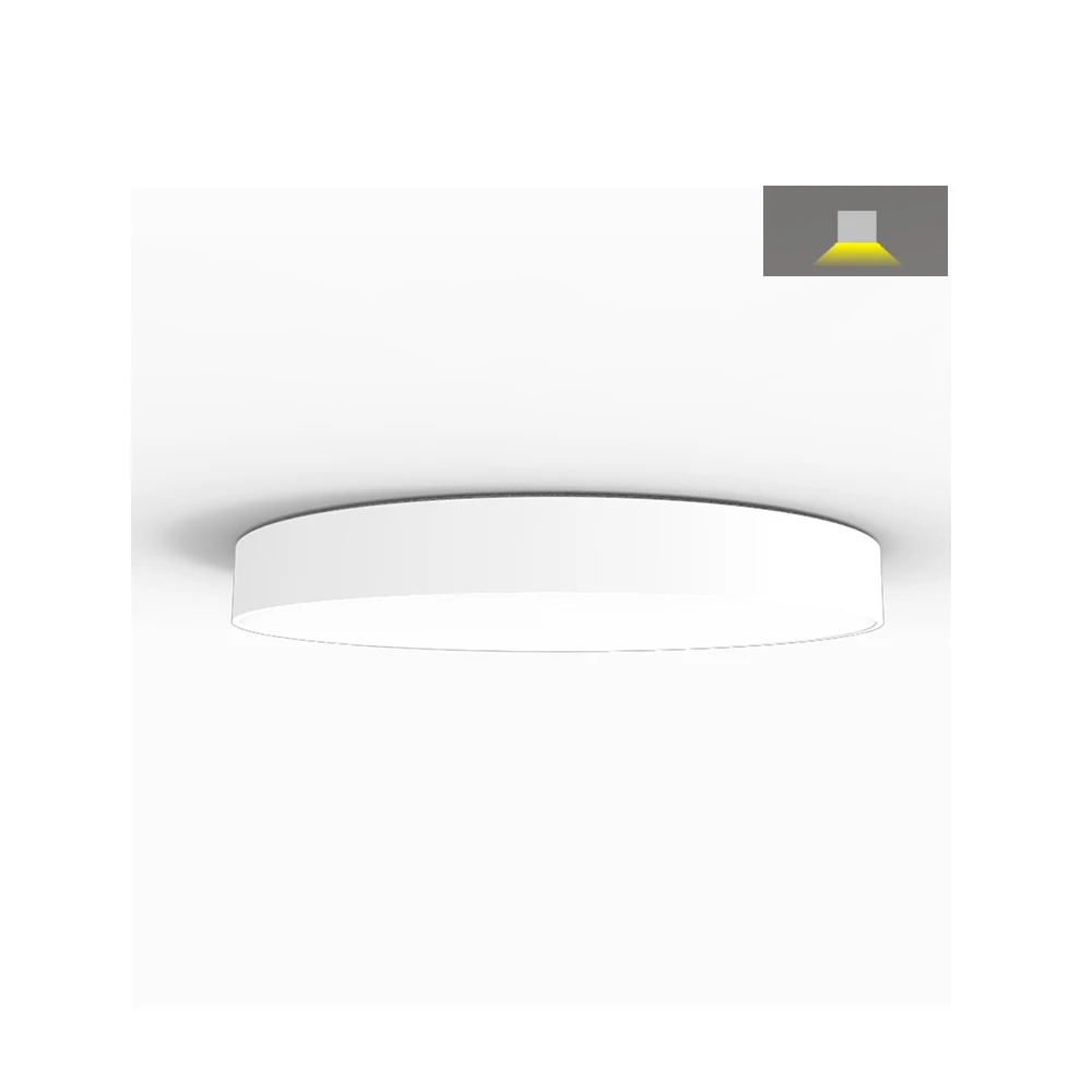 60cm 80cm 100cm diameter round flat led pendant light suspended office ceiling hanging light