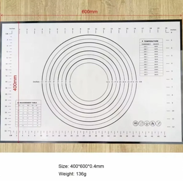 Best Quality China Manufacturer Food Safe Non-Stick Silicone Baking Pastry Mat