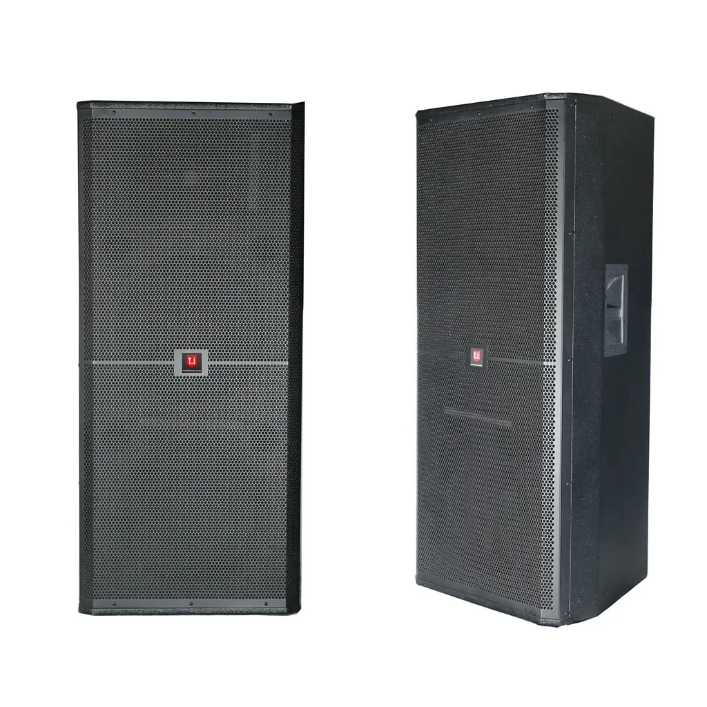 2000W Two-way Coaxial  Powered Full Range Speaker Dual 15 Inch Audio Sound Box Party Speakers