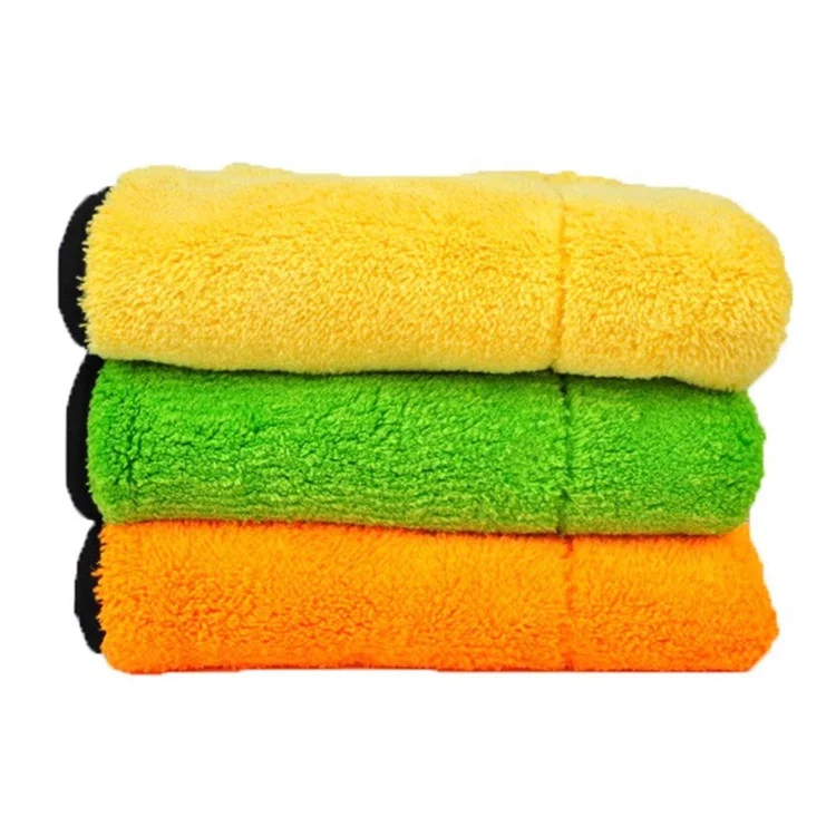 
1000gsm Plush Car Buffing Polishing Towel Microfiber Cleaning Cloth 