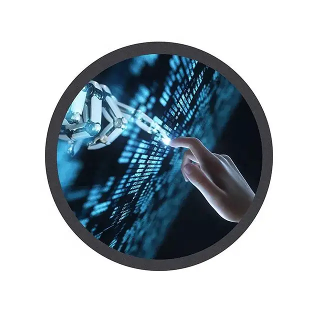Factory Price High brightness Round Panel All Viewing 23.6inch TFT Round LCD Screen 1280x1280 23.6 Inch Round Circle LCD Display