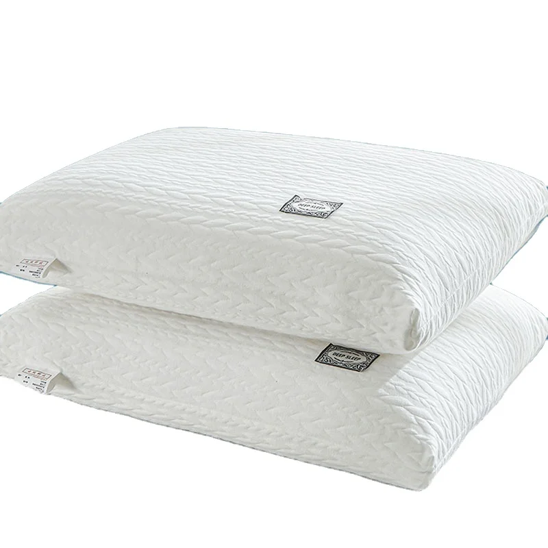 Luxury White Cotton  Neck Orthopedic Pillows For Sleeping Single Size Five-Star Hotel Pillow Core To Help Sleep Pillow