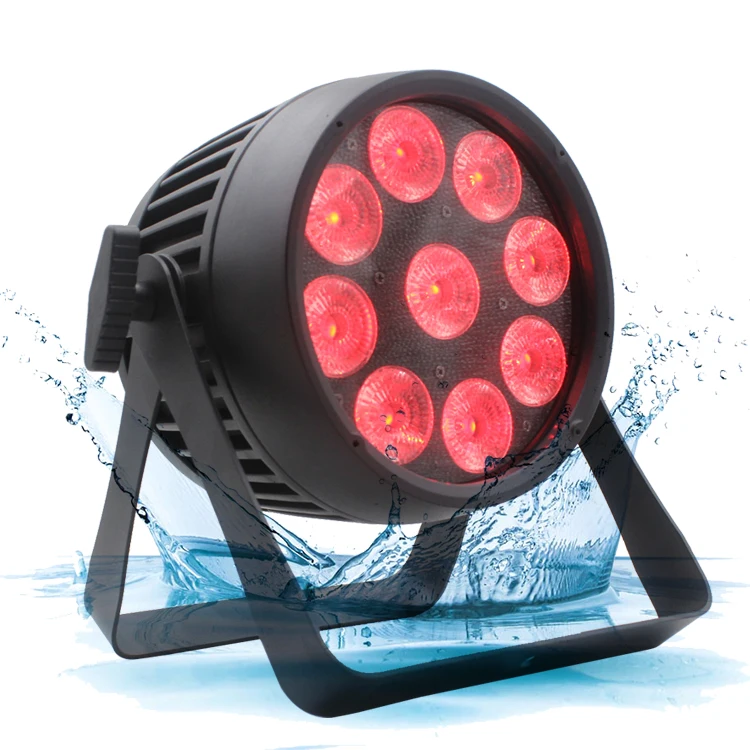 Professional dj lights led 9 x18wWireless DMX Battery Power RGBWA UV 6IN1 LED Par Can Light