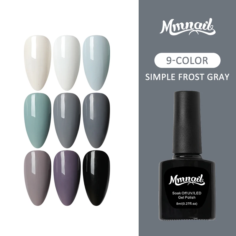 
FN Custom Logo Manicure Private Label 324 Colors Soak Off Uv Nail Gel Polish 