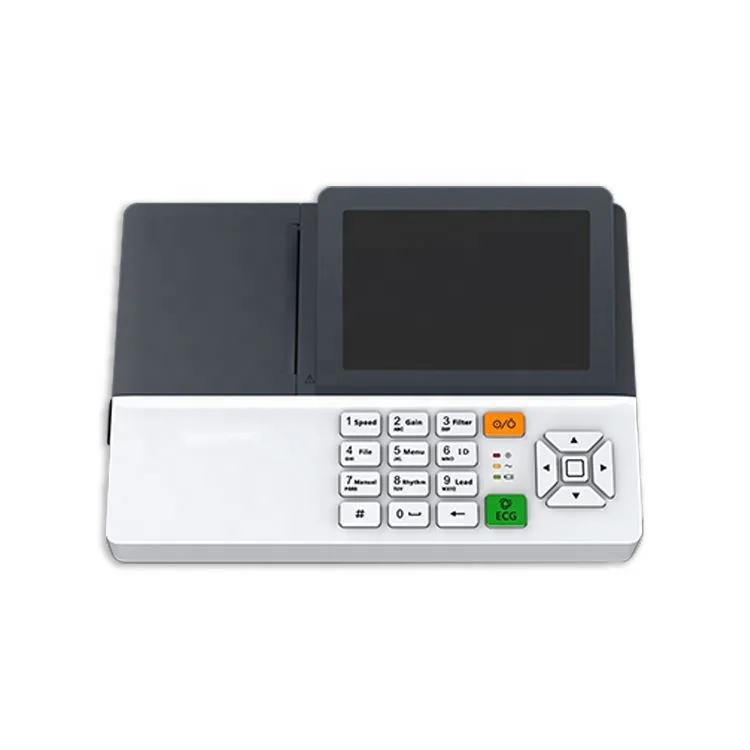 Портативная машина экг цифровая 3-канальная портативная экг/устройство ЭКГ