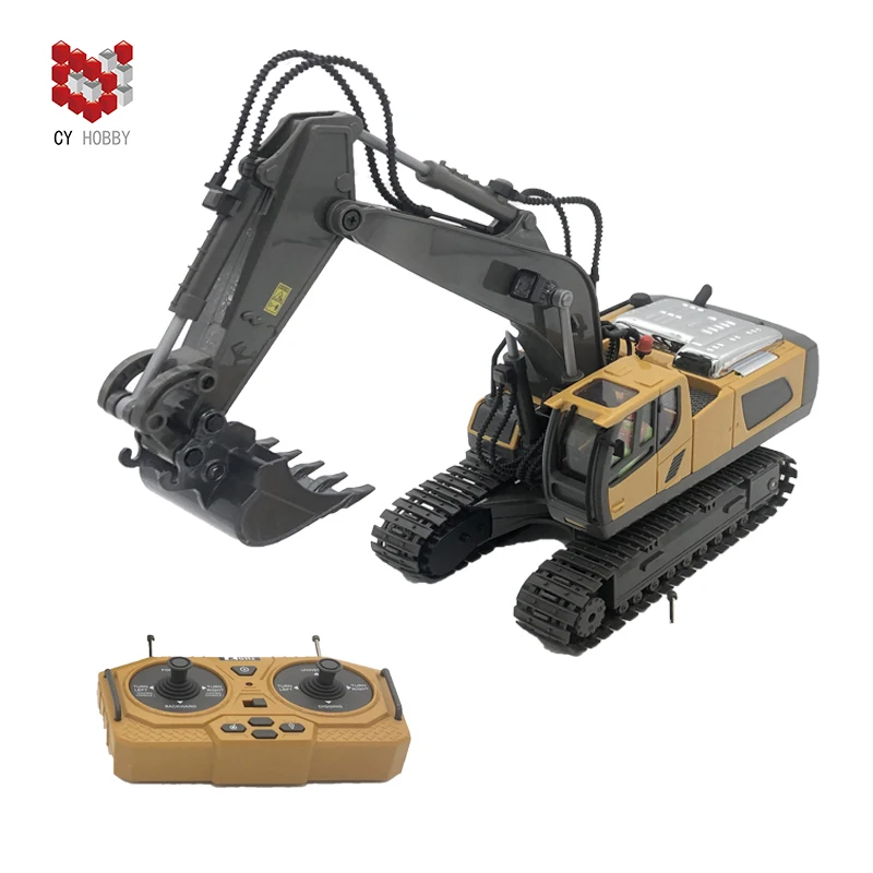 2.4G 1:20 11CH ALLOY Remote Control EXCAVATOR/ 1:24 9CH BULLDOZER/ 1:24 9CH DUMP TRUCK RC Construction Truck toy for children