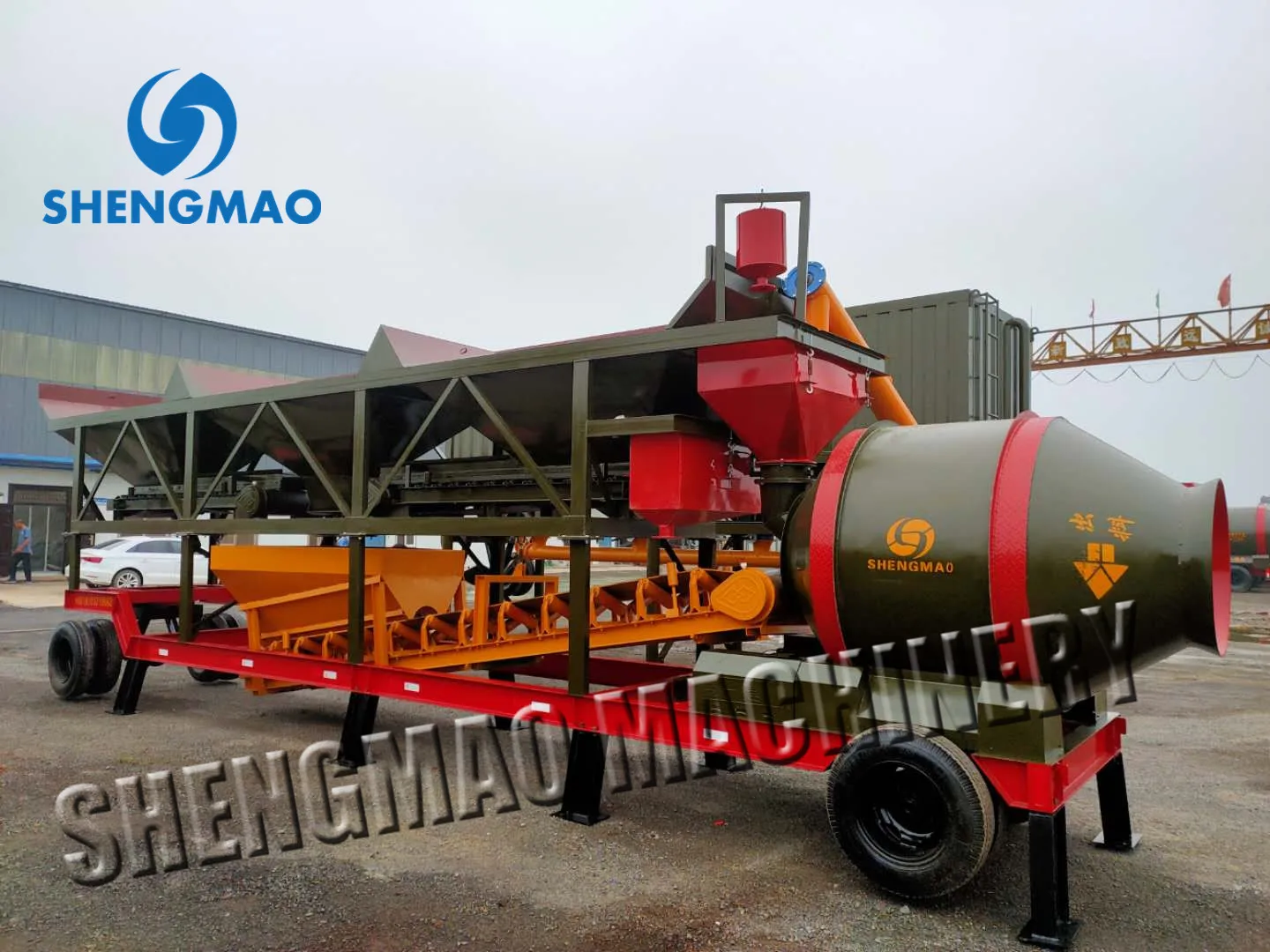 High Quality Central Mix Laboratory YHZM60 Portable Mobile Concrete Batching Plant