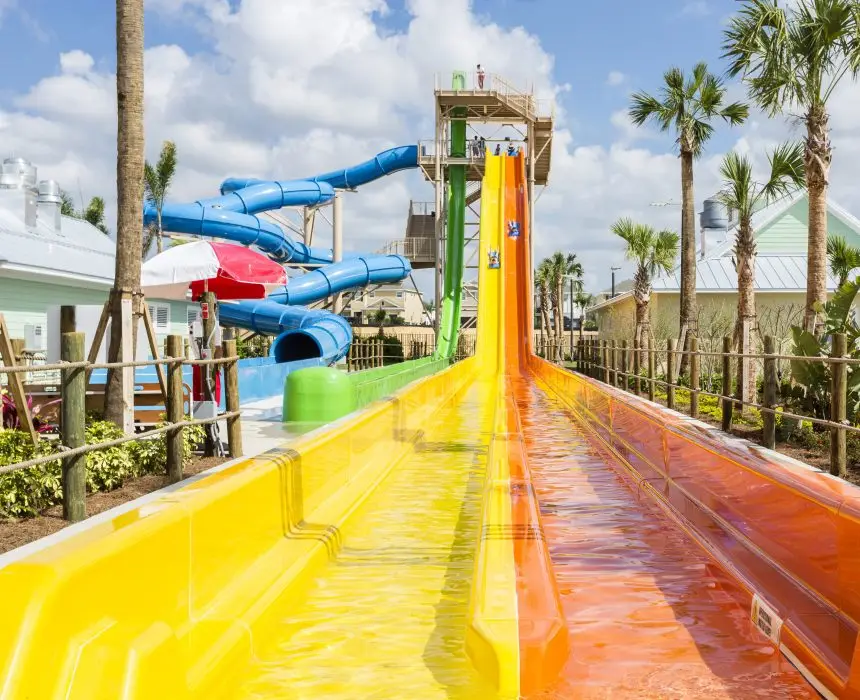 Large Commercial Water Slide Speed Slide For Theme Park Attraction