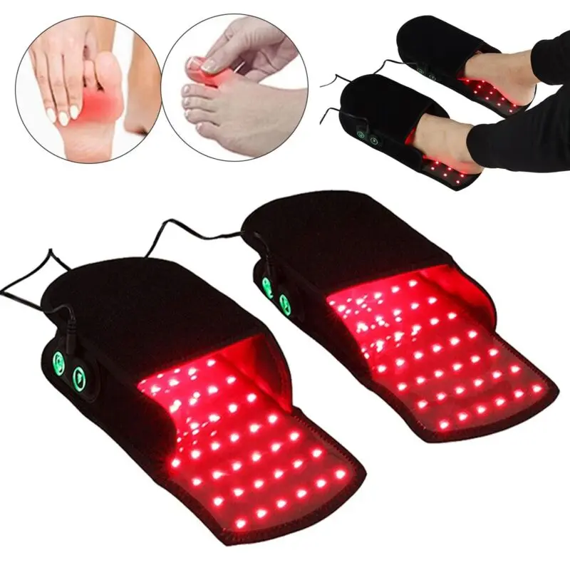 2024 Infrared Foot Massager Machine Slipper for Blood Circulation Red Light Therapy Massage Shoes