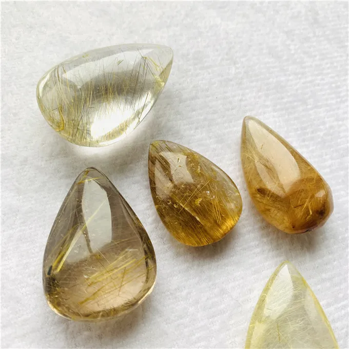 Top quality Gold Rutilated Quartz Crystal Pendant for Healing crystal