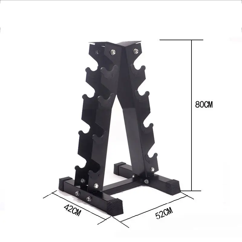 MKAS Weight Training Home Gym 3 4 5 6 10 Tier Weight Rack for Dumbbells Equipment Hex A-Frame Dumbbell Rack