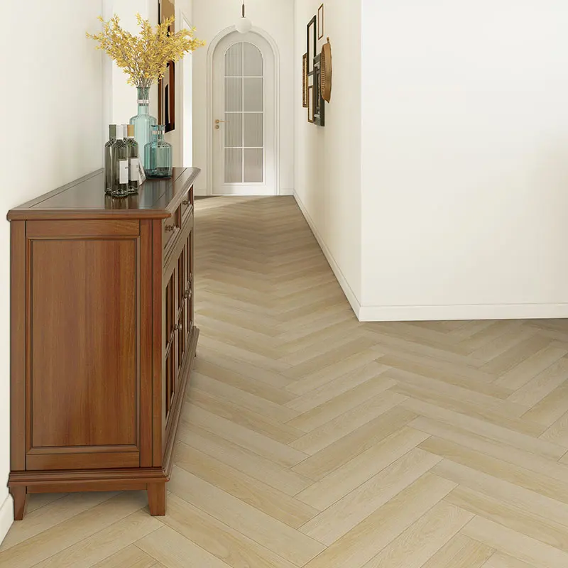German technology spc click vinyl flooring 4mm 6mm herringbone oak spc flooring