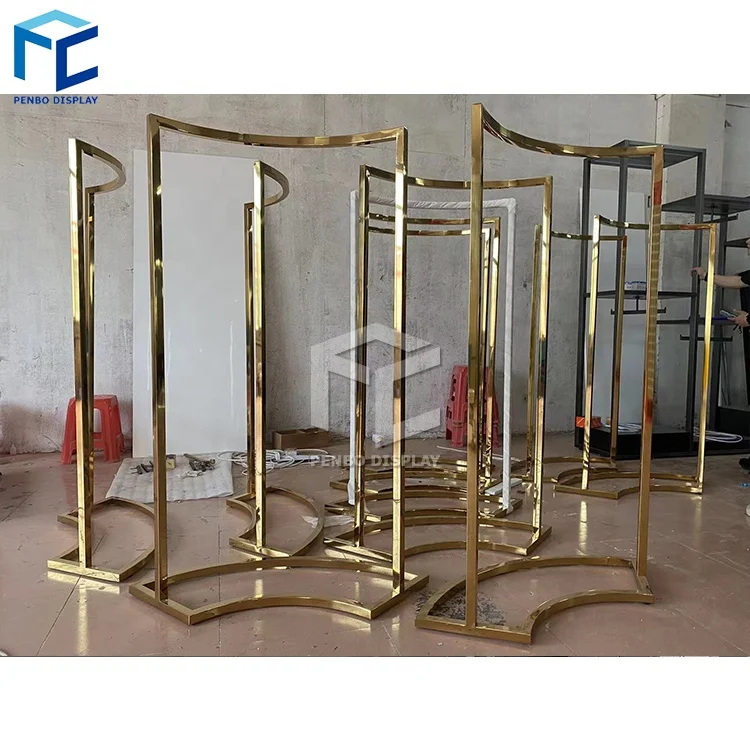 Fashion Clothes Shop Interior Design Women Bag Shoes Furniture Decoration Solution Garment Store Display Showcase Customized