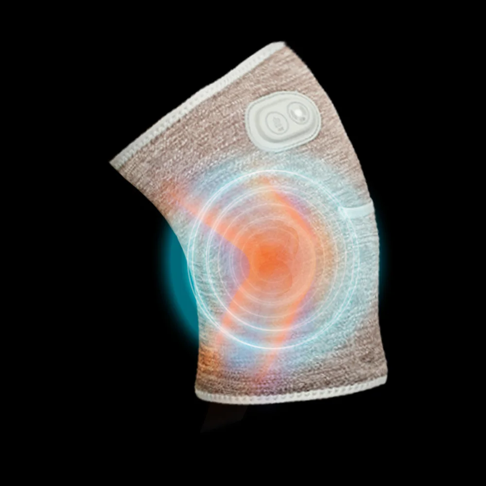 Heated Knee Brace Wrap Pad Dual-use Thermostat Usb Heating Knee Pads for Knee Strains Arthritis with Massage
