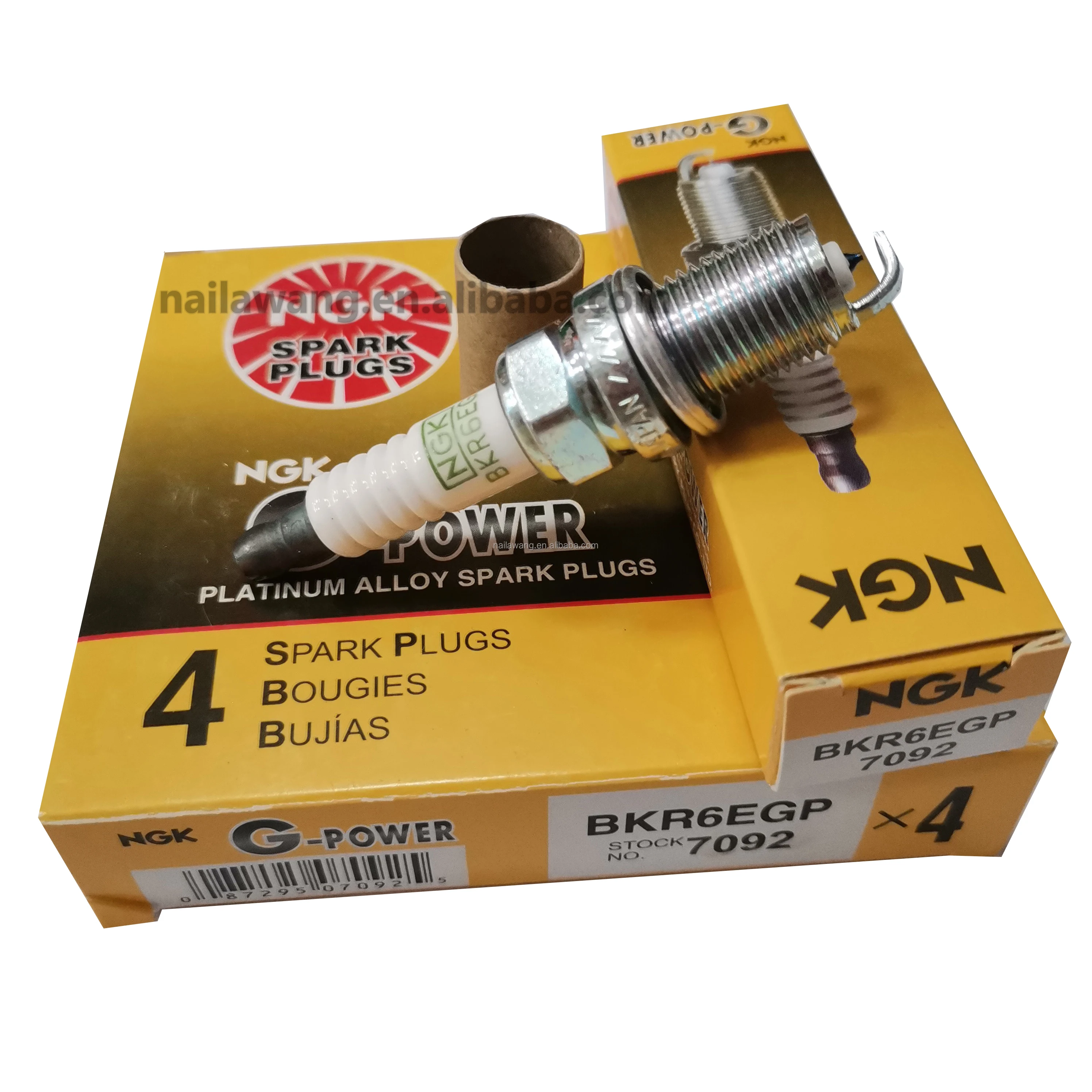 Высококачественные автозапчасти для автомобиля, система двигателя platinum G power bkr6почти иридий для свечей зажигания ngk 7092