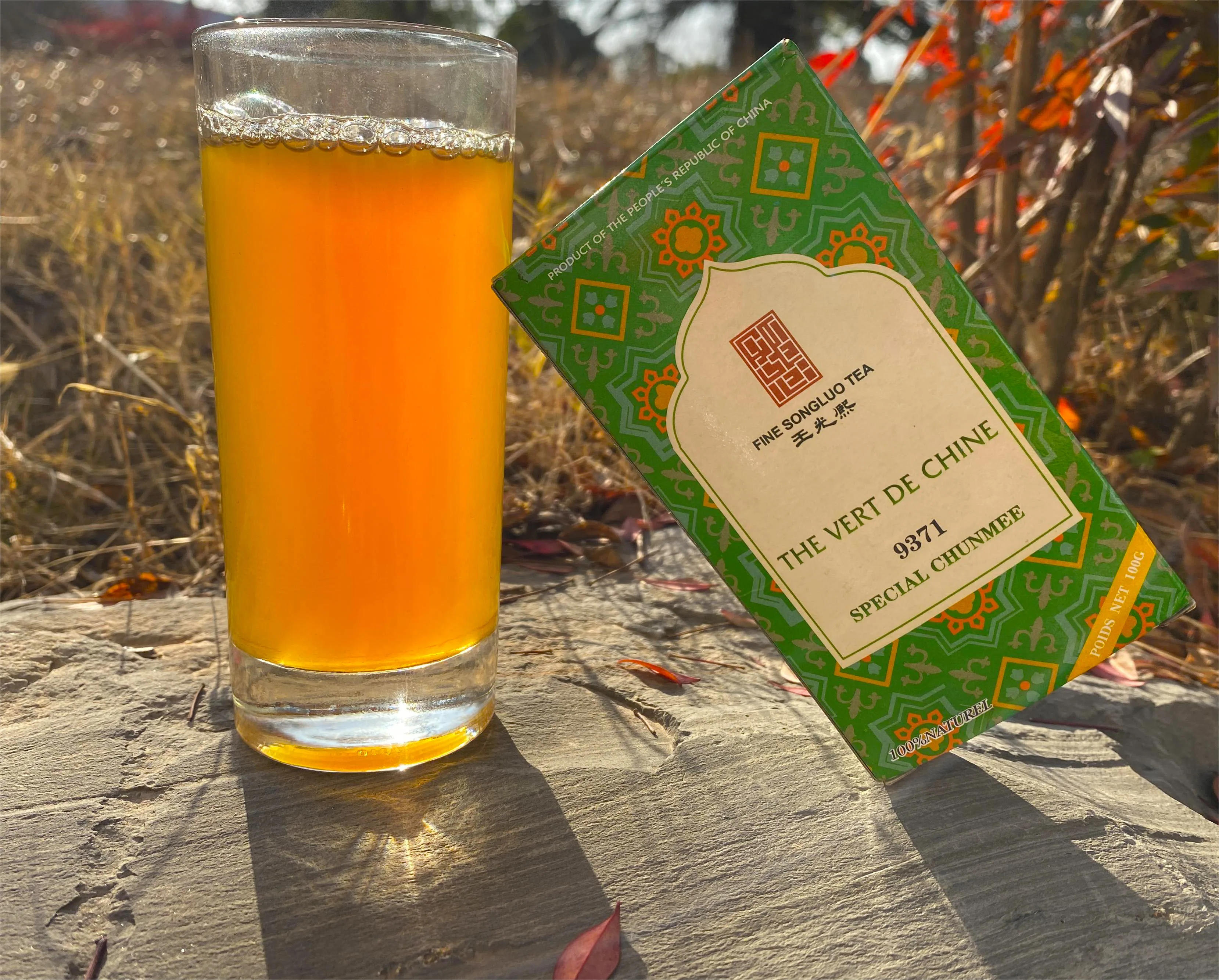 low price china green tea 9371  with brand fine songluo tea