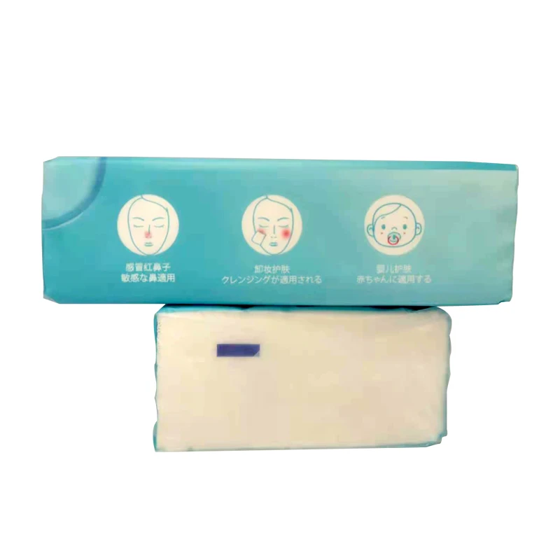 China customized printing premium soft pack facial disposable tissue paper