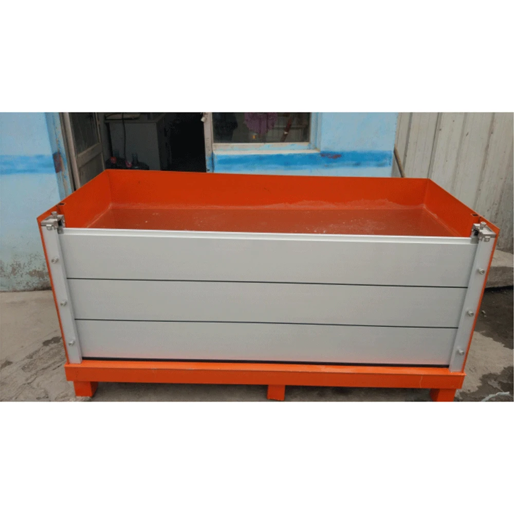 Aluminum flood barrier with column fixed on wall flood control garage gate underground parking garage flood fighting
