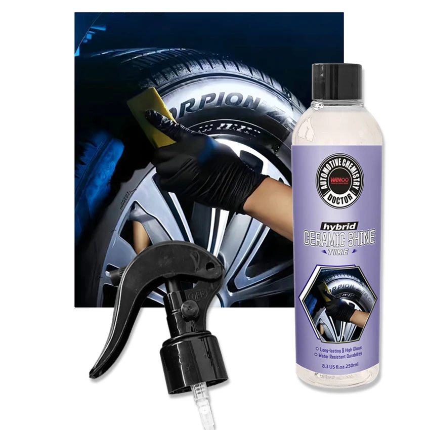 High quality car tire coating solution for polishing, curing, and anti-aging 500ml