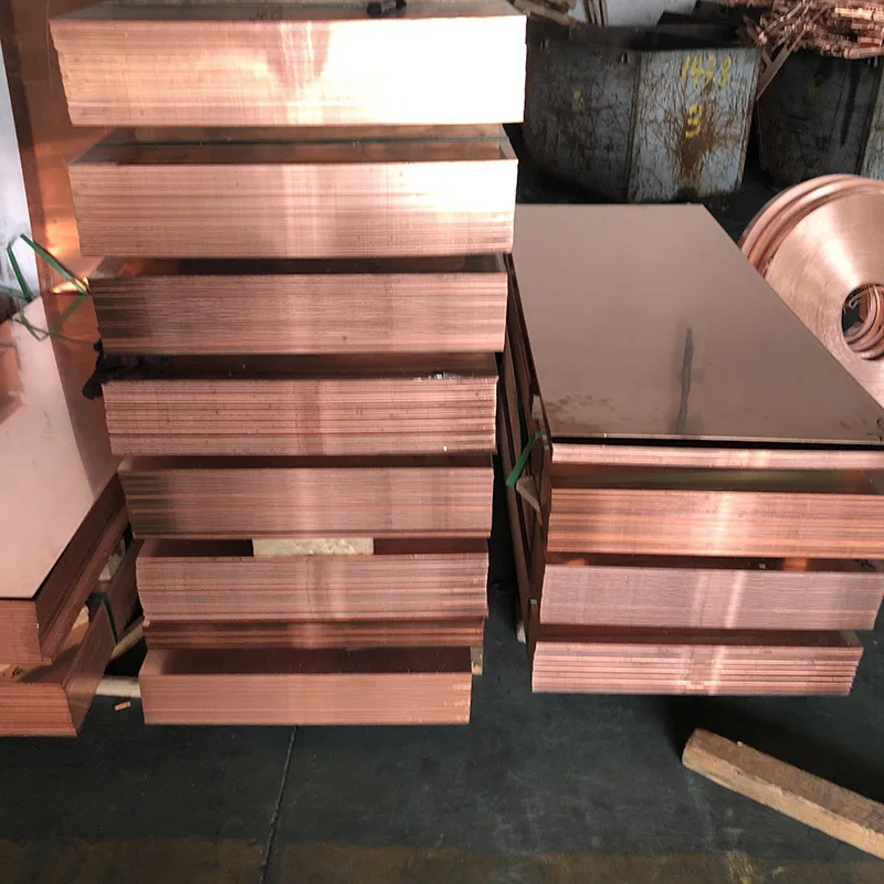 High Purity 99.99% C10100 C11000 C12200 Factory Supply High Quality Copper Sheet Cathode Copper Plate