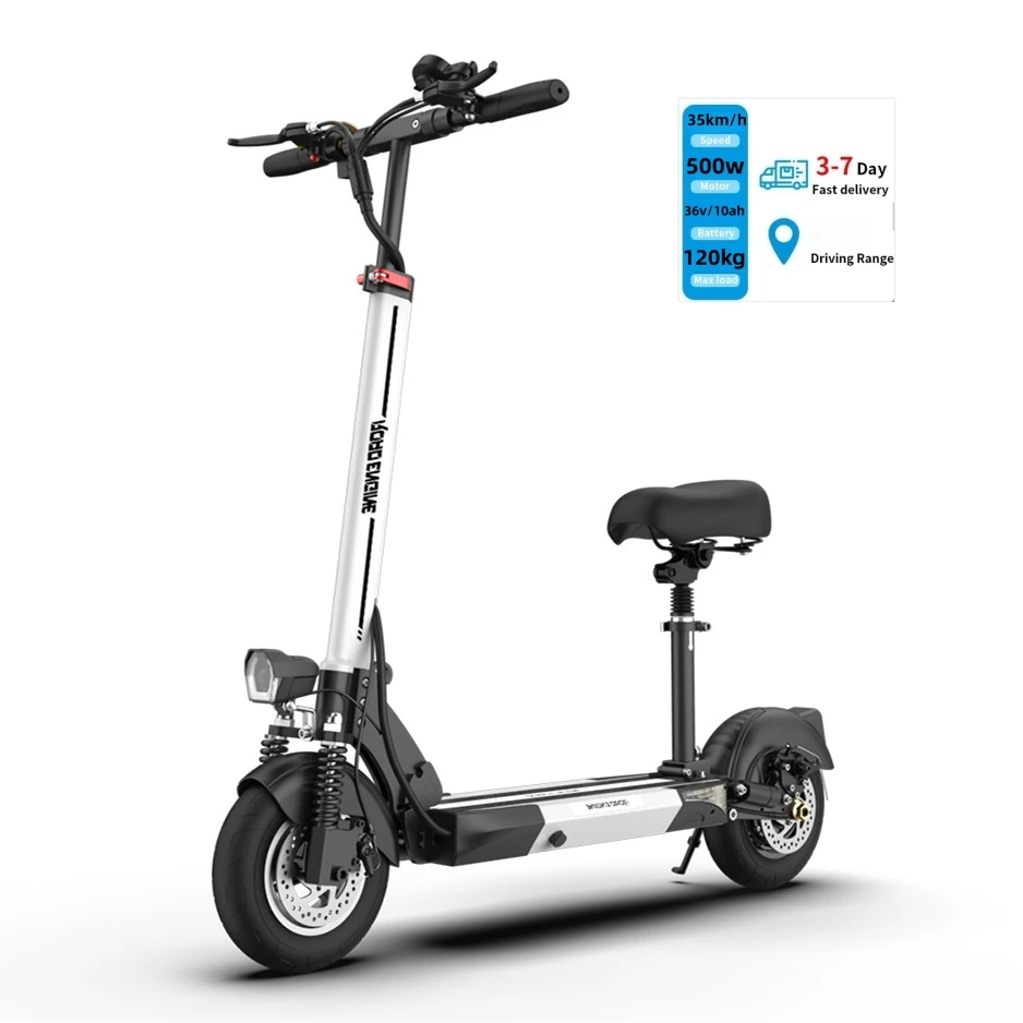 Fast delivery 36V 500W 10Ah/13Ah 354Km/h off road electric scooter