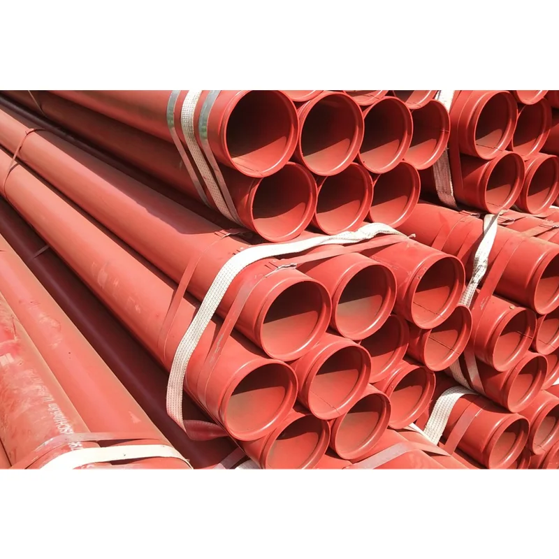 Red Pipe/ Fire fighting pipe Seamless SMLS Steel Pipe API 5L, ASTM A795/A53/A53M/A135/B88
