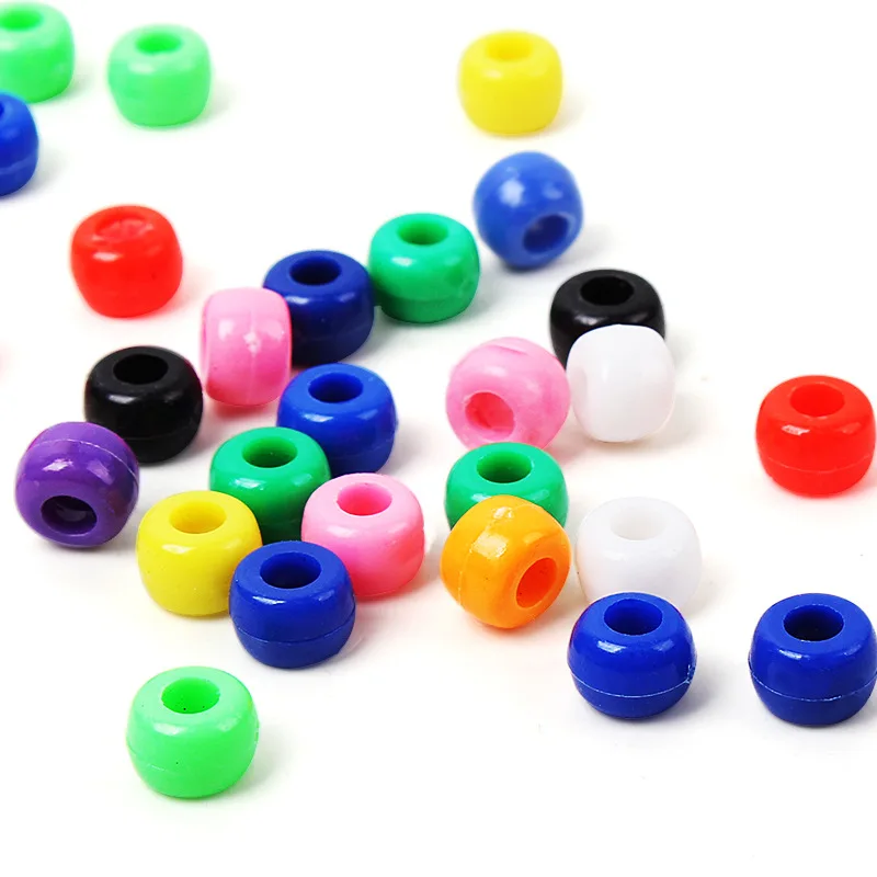 
9*6mm Pastel Pony Beads for DIY Craft Creative Projects 