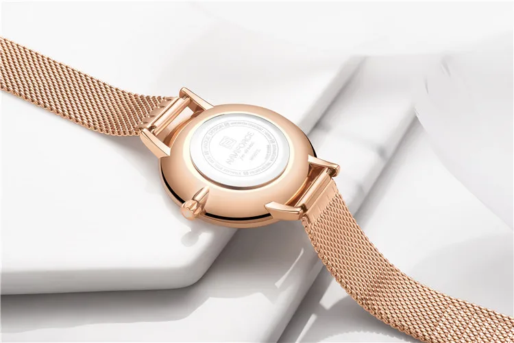 NAVIFORCE 5011 RGRG Sport Watches Women Wrist Butterfly Jewelry Strap Luxury Brand Waterproof Couple Other Diamond Watch reloj