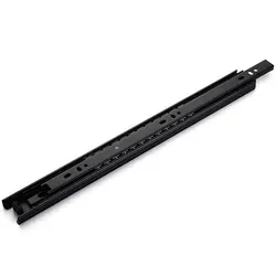 40mm Drawer Rail 3-folds Ball Bearing Slide Iron telescopic channel soft close drawer slide
