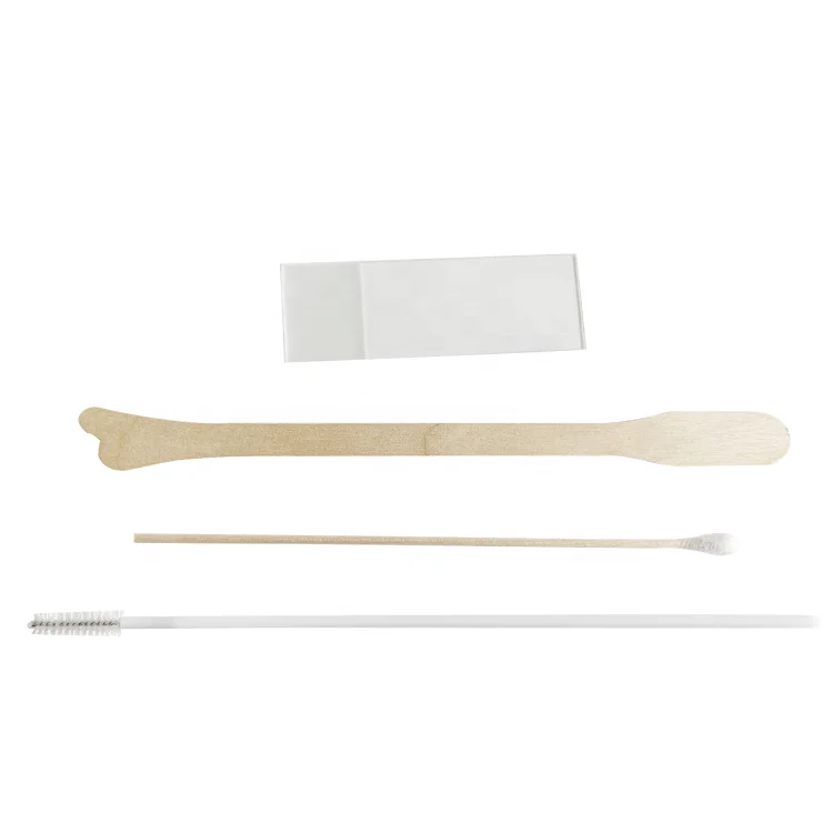 Disposable Medical Vaginal Brush Pap Smear Kit Cervical Cytobrush Gynecological Examination Kit for Women Health Care