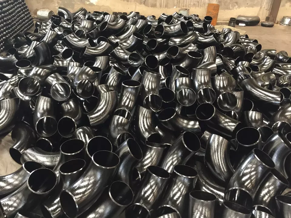 Seamless Carbon Steel A234 WPB 1-1/2' Pipe Fittings for Connect SCH80 90 Degree Elbow