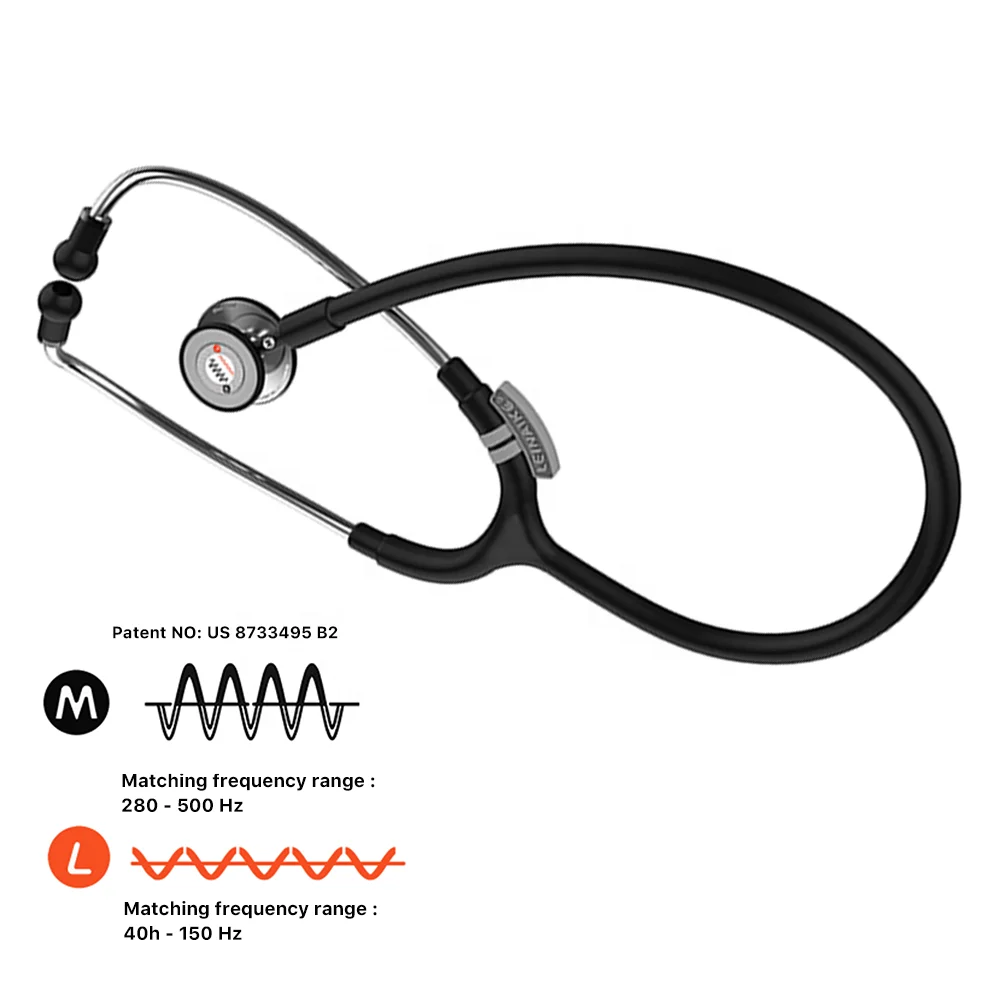 LEINAIKE Most Expensive Dual-frequency Noise Reduction Lightweight Adult Medical Stethoscope